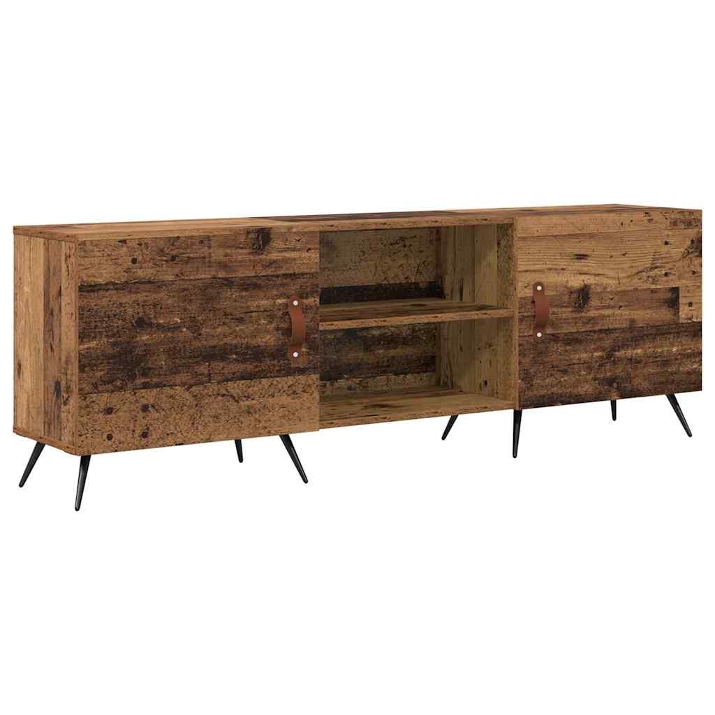VidaXL TV-kast Oud hout 150 x 30 x 50 cm Bewerkt hout