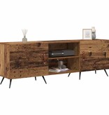 VidaXL TV-kast Oud hout 150 x 30 x 50 cm Bewerkt hout