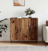 VidaXL Dressoir Oudhout 90 x 32,5 x 80 cm Bewerkt hout