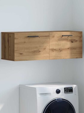 VidaXL Wandkast artisanaal eikenkleurig 100 x 36.5 x 35 cm