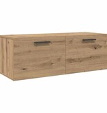 VidaXL Wandkast artisanaal eikenkleurig 100 x 36.5 x 35 cm