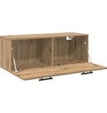 VidaXL Wandkast artisanaal eikenkleurig 100 x 36.5 x 35 cm