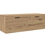 VidaXL Wandkast Artisan Eiken 100 x 36,5 x 35 cm Bewerkt hout