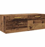 VidaXL Wandkast Oud hout 100 x 36.5 x 35 cm Bewerkt hout