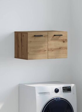 VidaXL Wandkast Artisan Eiken 60 x 36,5 x 35 cm Bewerkt hout