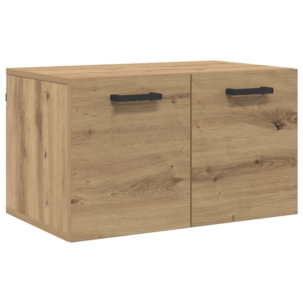 VidaXL Wandkast Artisan Eiken 60 x 36,5 x 35 cm Bewerkt hout