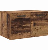 VidaXL Wandkast Wandgemonteerd Oudhout 60 x 36,5 x 35 cm Bewerkt hout