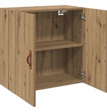 VidaXL Wandkast artisanaal eikenkleurig 60 x 31 x 60 cm Bewerkt hout