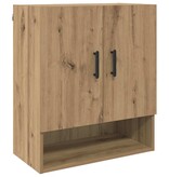 VidaXL Wandkast Artisan Eiken 60 x 31 x 70 cm Bewerkt hout