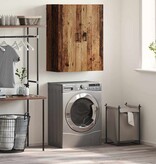 VidaXL Wandkast Wandgemonteerd Oudhout 69,5 x 34 x 90 cm Bewerkt hout