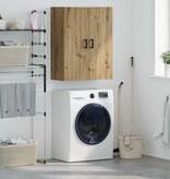 VidaXL Wandkast Artisan Eiken 69,5 x 34 x 90 cm Bewerkt hout