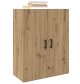 VidaXL Wandkast Artisan Eiken 69,5 x 34 x 90 cm Bewerkt hout