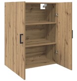 VidaXL Wandkast Artisan Eiken 69,5 x 34 x 90 cm Bewerkt hout