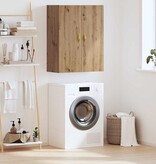 VidaXL Wandkast Artisan Eiken 69,5 x 34 x 90 cm Bewerkt hout