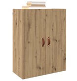 VidaXL Wandkast Artisan Eiken 69,5 x 34 x 90 cm Bewerkt hout
