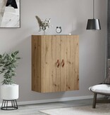 VidaXL Wandkast Artisan Eiken 69,5 x 34 x 90 cm Bewerkt hout