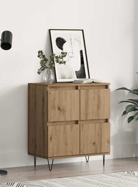 VidaXL Dressoir Bruin 60 x 35 x 70 cm Bewerkt hout