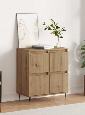 VidaXL Dressoir Bruin 60 x 35 x 70 cm Bewerkt hout