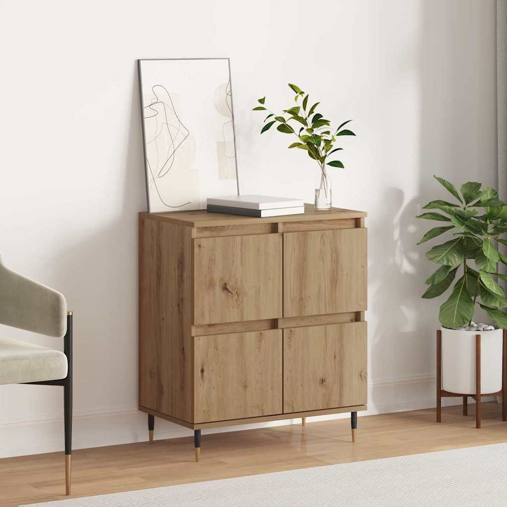 VidaXL Dressoir Bruin 60 x 35 x 70 cm Bewerkt hout