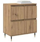 VidaXL Dressoir Bruin 60 x 35 x 70 cm Bewerkt hout