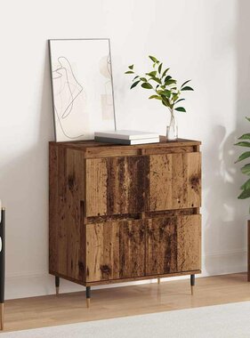VidaXL Dressoir Bruin 60 x 35 x 70 cm Bewerkt hout
