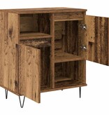 VidaXL Dressoir Oud hout 60 x 35 x 70 cm Bewerkt hout