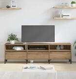 VidaXL TV-kast Artisan Eiken 150 x 30 x 45 cm Gemonteerd hout en ijzer