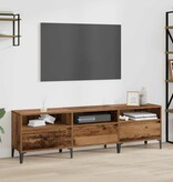 VidaXL TV-kast Oud Hout 150 x 30 x 45 cm Gemonteerd hout en ijzer