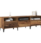 VidaXL TV-kast Oud Hout 150 x 30 x 45 cm Gemonteerd hout en ijzer