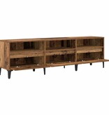 VidaXL TV-kast Oud Hout 150 x 30 x 45 cm Gemonteerd hout en ijzer