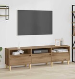 VidaXL TV-kast met lade Artisan Eiken 150 x 30 x 45 cm Bewerkt hout