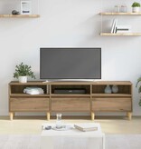 VidaXL TV-kast met lade Artisan Eiken 150 x 30 x 45 cm Bewerkt hout