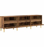 VidaXL TV-kast met lade Oud Hout 150 x 30 x 45 cm Bewerkt hout