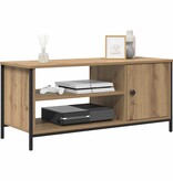 VidaXL TV-kast Artisan Eiken 100 x 40 x 45 cm Bewerkt hout