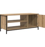 VidaXL TV-kast Artisan Eiken 100 x 40 x 45 cm Bewerkt hout