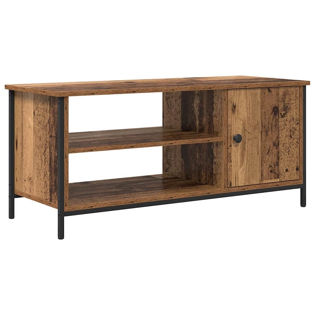 VidaXL TV-kast Oud Hout 100 x 40 x 45 cm Bewerkt hout
