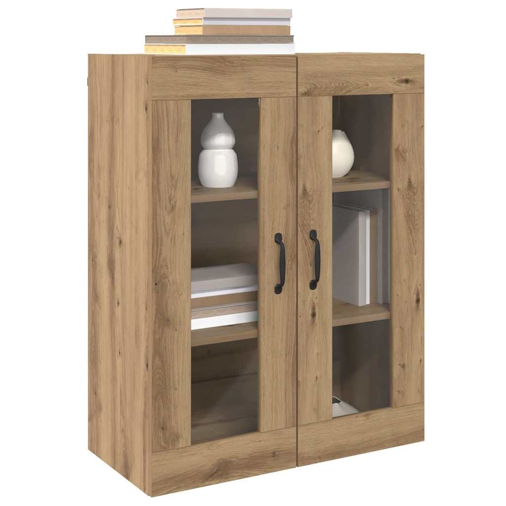VidaXL Hangende Wandkast Bruin 69.5 x 34 x 90 cm Bewerkt hout