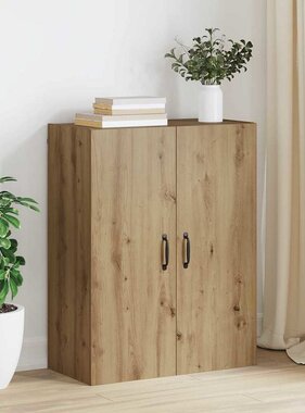 VidaXL Hangkast artisanaal eikenkleurig 69.5 x 34 x 90 cm Bewerkt hout