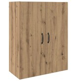 VidaXL Hangkast artisanaal eikenkleurig 69.5 x 34 x 90 cm Bewerkt hout