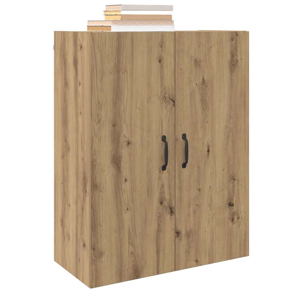 VidaXL Hangkast artisanaal eikenkleurig 69.5 x 34 x 90 cm Bewerkt hout