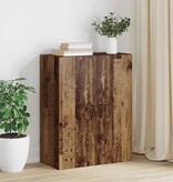 VidaXL Hangkast Wandgemonteerd Oud hout 69.5 x 34 x 90 cm Bewerkt hout