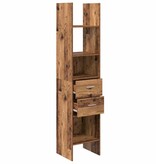 VidaXL Boekenkast Oud hout 40 x 35 x 180 cm Bewerkt hout