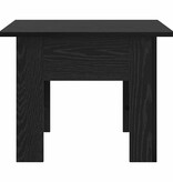 VidaXL Salontafel Zwart Eiken 55 x 55 x 42 cm Bewerkt hout
