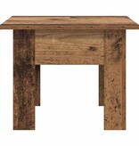 VidaXL Salontafel Oudhout 55 x 55 x 42 cm Bewerkt hout