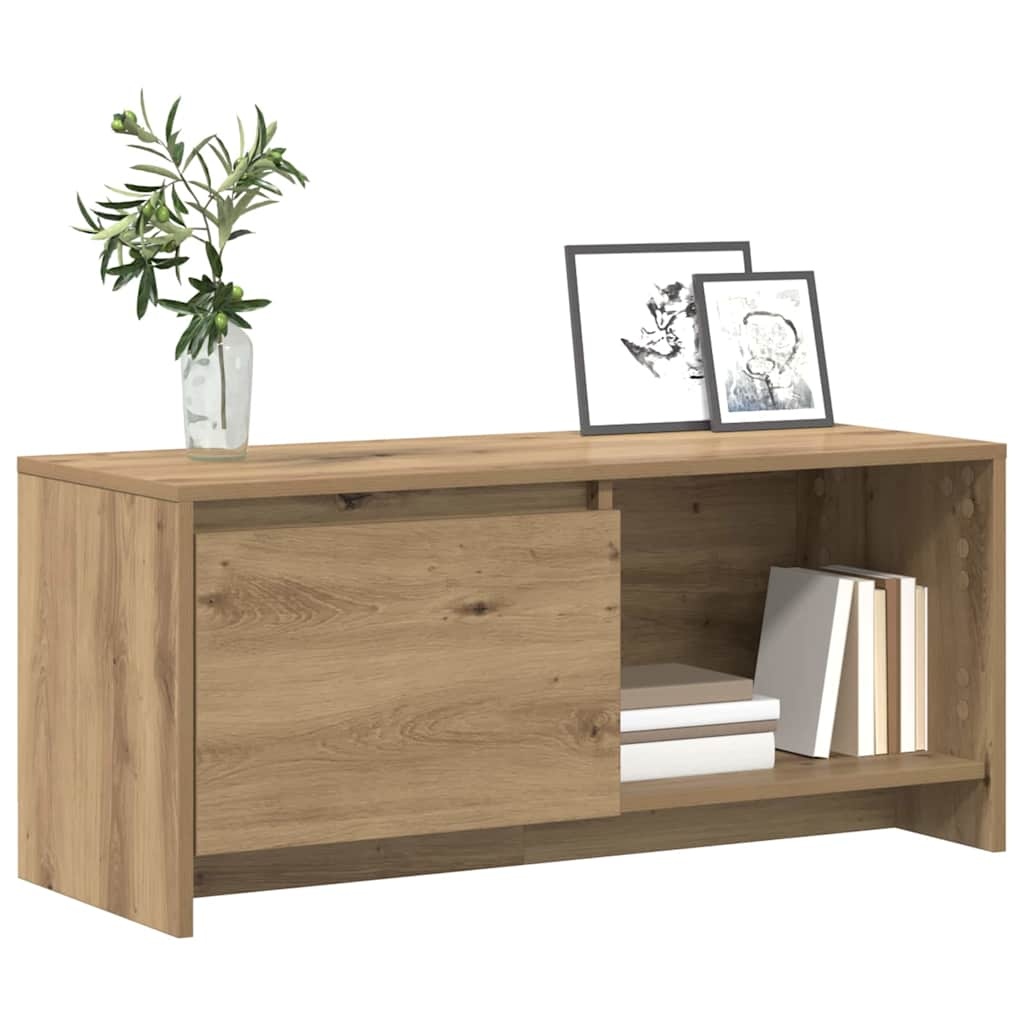 VidaXL Tv-meubelset Artisan Eiken 90 x 35 x 40 cm Bewerkt hout