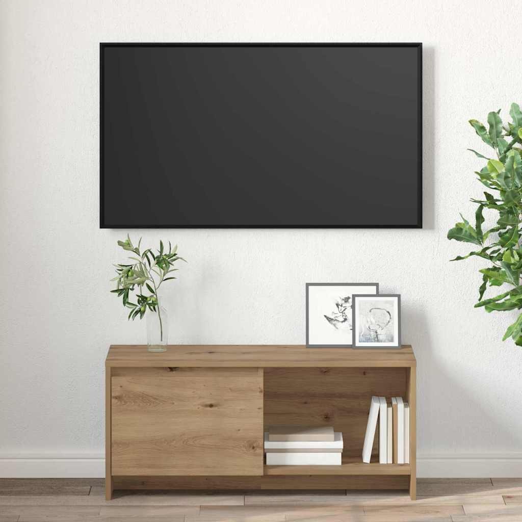 VidaXL Tv-meubelset Artisan Eiken 90 x 35 x 40 cm Bewerkt hout