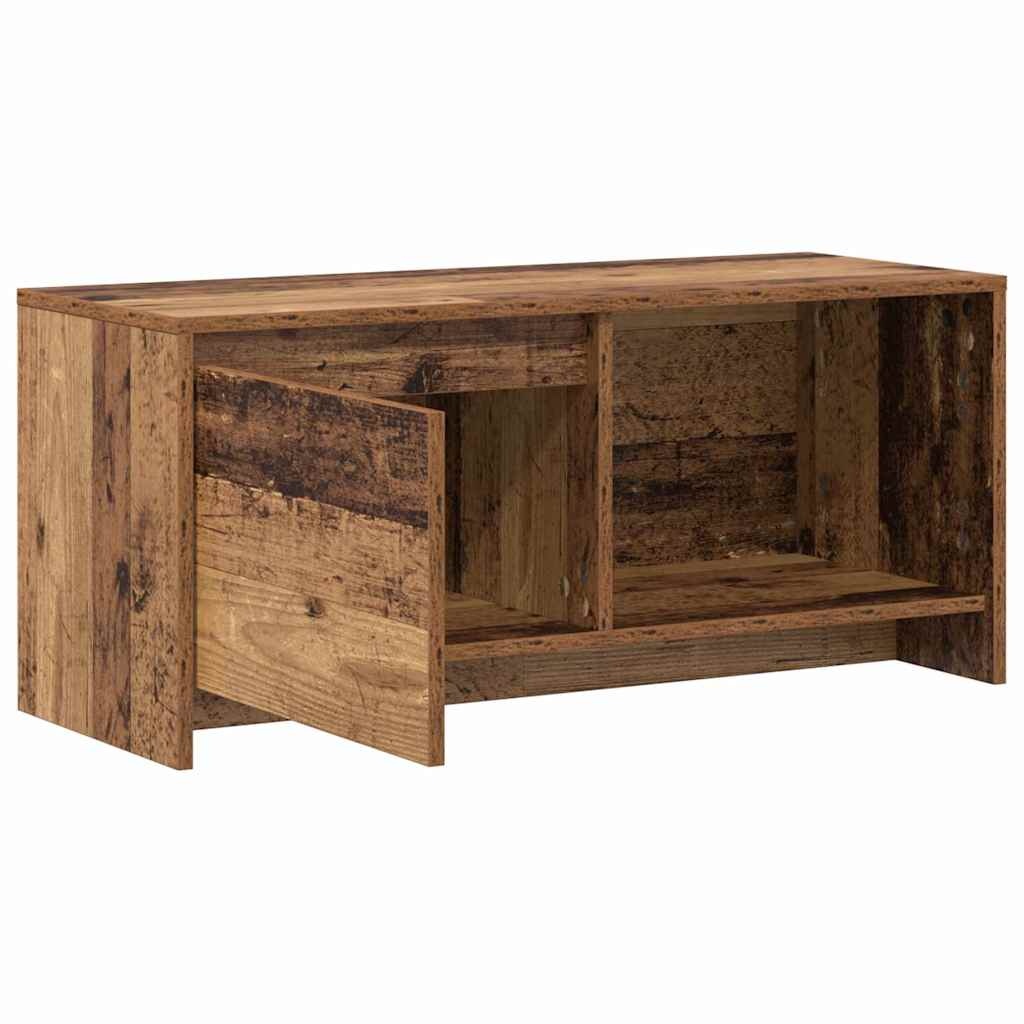 VidaXL Tv-meubelset Oud Hout 90 x 35 x 40 cm Bewerkt hout