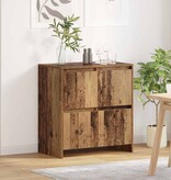 VidaXL Dressoir Oudhout 70 x 41 x 75 cm Bewerkt hout