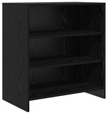 VidaXL Dressoir Zwart 70 x 41 x 75 cm Bewerkt hout