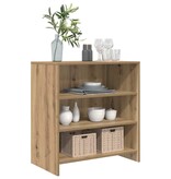 VidaXL Dressoir Bruin 70 x 41 x 75 cm Bewerkt hout